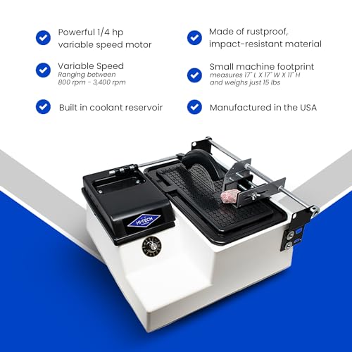 6" Hi-Tech Diamond Trim Saw for Lapidary Cutting