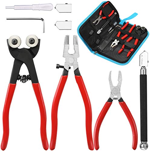 Glass Mosaic Cutter Kit: 8 Pieces, 2 Blades