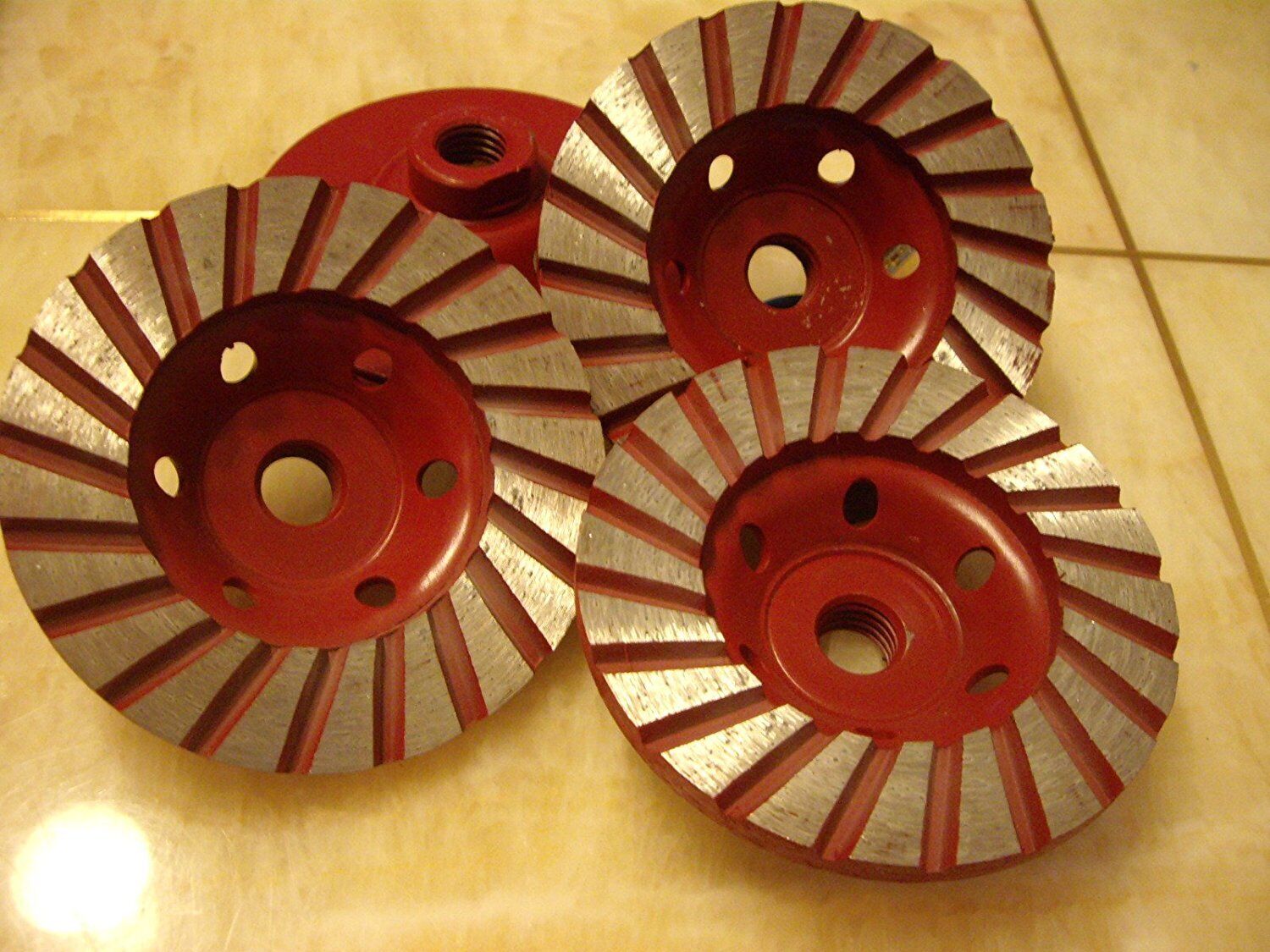 14-Piece Wet Polisher Diamond Grinding Cup Wheel for Lapidary