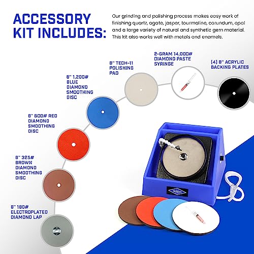 Hi-Tech Diamond 8" Slant Cabber Lapidary Machine Kit
