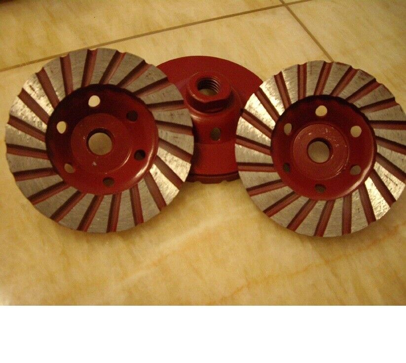 14-Piece Wet Polisher Diamond Grinding Cup Wheel for Lapidary