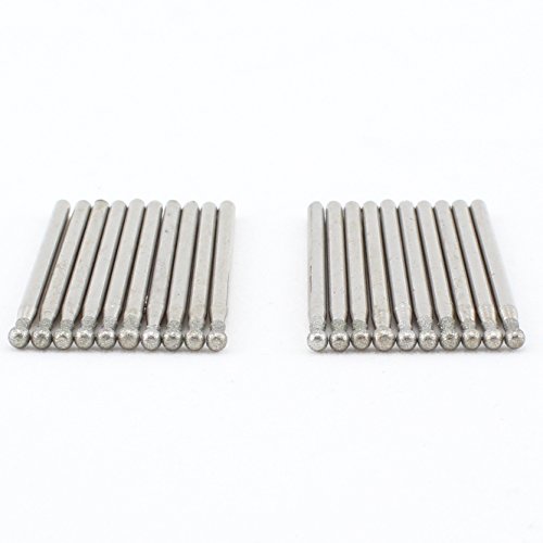 2mm Diamond Ball Burrs - 20 Pcs Pack