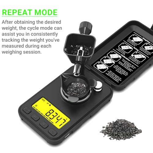 MAXUS Powder Scale with Trickler and 3 Backlights