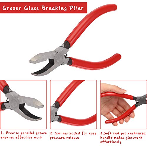 Glass Mosaic Cutter Kit: 8 Pieces, 2 Blades
