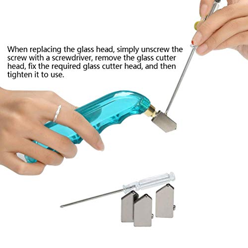 YOTINO Glass Cutting Kit with Grip Oil Feed Cutter