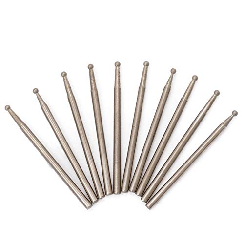 2mm Diamond Ball Burrs - 20 Pcs Pack