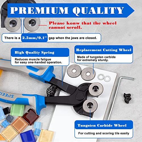 SPEEDWOX Glass Nippers Set with Tools and Gloves