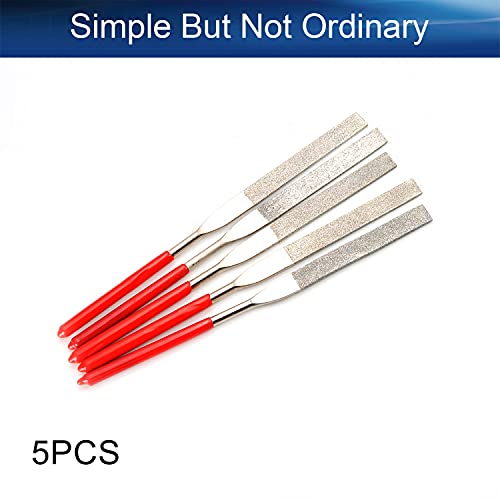Auniwaig 5PCS Diamond Needle File Set for Lapidary