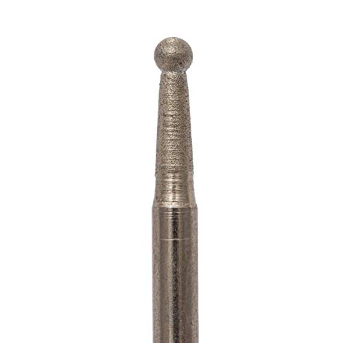 2mm Diamond Ball Burrs - 20 Pcs Pack