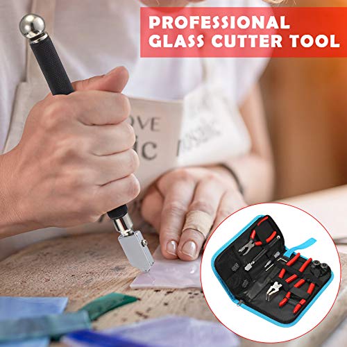Glass Mosaic Cutter Kit: 8 Pieces, 2 Blades