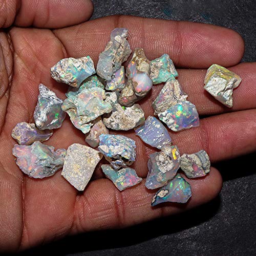 Natural Raw Ethiopian Fire Opal Rough Gemstone, Chakra Healing