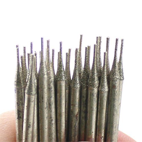 30Pcs Small 0.6mm Gemstone Drill Bits Lapidary Set