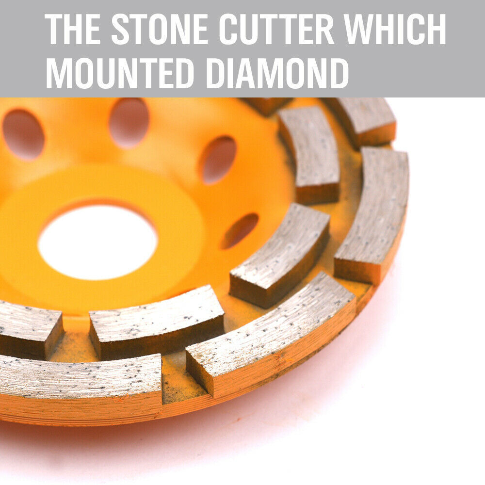 7" Diamond Convex Blade Grinding Cup Wheel Lapidary Saw