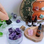LAIDANLA Amethyst 2" Natural Rough Stones Crystal Large Raw Crystals Bulk Healing Gemstones for Reiki Healing Tumbling Fountain Rocks Wire Wrapping Decoration Cabbing Lapidary 4PCS 0.55lb