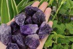 Amethyst Bulk Natural Healing Crystals Raw Rough Stones Sets for Cabbing Tumbling Cutting Lapidary Polishing Reiki Crytsal Healing Wire Wrapping Decoration Gemstone 0.45lb