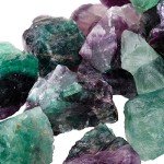 Rockcloud 1 lb Natural Crystals Raw Rough Stones for Cabbing,Tumbling,Cutting,Lapidary,Polishing,Reiki Crytsal Healing,Fluorite
