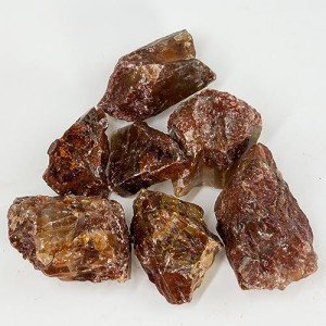Beverly Oaks 1 lb Red Calcite Healing Crystals - Rough Raw Natural for Cabbing, Cutting, Lapidary, Reiki, Tumbling, and Polishing (1lb Bulk)