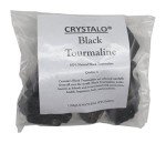 Crystalo - 1lb Bulk Rough Black Tourmaline Crystals from Brazil Grade A - Large 1 Inch Plus Raw Natural Stones for Cabbing, Cutting, Lapidary, Tumbling, Polishing & Reiki Crystal Healing