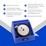 Hi-Tech Diamond - 8" Slant Cabber - Lapidary Equipment Crystal Glass Grinder Polishing Lapping Machine w/ Variable Speed Motor, Includes Glass Crystal Polishing Cabbing Machine Accessory Kit