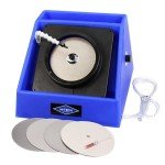 Hi-Tech Diamond - 6" Slant Cabber - Lapidary Equipment Crystal Glass Grinder Polishing Lap Cabbing Machine w/ Variable Speed Motor, Includes Glass Crystal Polishing Accessory Kit