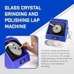 Hi-Tech Diamond - 6" Slant Cabber - Lapidary Equipment Crystal Glass Grinder Polishing Lap Cabbing Machine w/ Variable Speed Motor, Includes Glass Crystal Polishing Accessory Kit