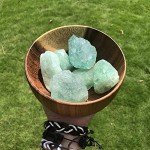 Simurg Raw Green Fluorite Stone 1lb Green Fluorite Rough Crystal - Green Fluorite for Cabbing, Tumbling, Cutting, Lapidary, Polishing, Reiki Crystal Healing