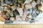 Fantasia Materials: 3 Pounds (Best Value) Bulk Rough Madagascar Stone Mix - Raw Natural Crystals & Rocks for Cabbing, Cutting, Lapidary, Tumbling, Polishing, Wire Wrapping, Wicca & Reiki