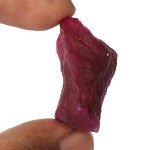 77 Ct. A Grade Natural Raw Rough Red Ruby Earth Mined Healing Crystal Rough Stone for Cabbing, Lapidary GA-124