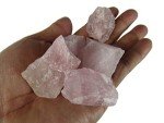 CircuitOffice 5 Piece Rough Rose Quartz (1" - 2"), Raw Natural Healing Crystal for Cabbing, Tumbling, Cutting, Lapidary, Polishing, Reiki Crytsal Healing, Metaphysical Healing, Decoration, or Gift