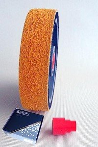 6" Grit: 140 Premium REZ Soft Lapidary Diamond Wheel for Cabbing Grinding Sanding Polishing Operations. Plastic Body with Foam Padding. Perfect to Work with Stones, Gemstones, Glass.