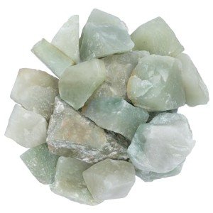 Green Jade Rough Gemstones For Jewelry Making, Raw Stones and Crystals Bulk, Tumbling Bulk, Polishing, Cabbing, Lapidary, Fountain Rocks, Decoration, Wire Wrapping, Gem Mining, Reiki Healing 1 lb