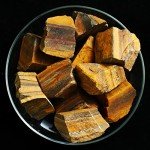 Simurg Raw Tiger Eyes Stone 1lb ''A'' Grade Tiger Eyes Rough Crysta Rocks for Cabbing, Tumbling, Cutting, Lapidary, Polishing, Reiki Crystal Healing