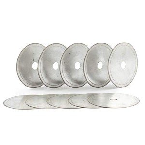 ILOVETOOL 110mm Thin Edge Lapidary Wet Saw 5/8" Arbor Rim 0.017" Gemstone Trim Cutting Tools Pack of 10Pcs