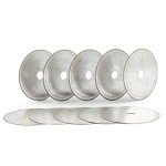 ILOVETOOL 110mm Thin Edge Lapidary Wet Saw 5/8" Arbor Rim 0.017" Gemstone Trim Cutting Tools Pack of 10Pcs