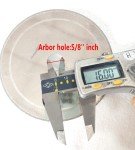 ILOVETOOL 110mm Thin Edge Lapidary Wet Saw 5/8" Arbor Rim 0.017" Gemstone Trim Cutting Tools Pack of 10Pcs