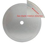 ILOVETOOL 110mm Thin Edge Lapidary Wet Saw 5/8" Arbor Rim 0.017" Gemstone Trim Cutting Tools Pack of 10Pcs