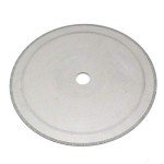 JINGLING 10" inch Diamond Lapidary Saw Blade Thin Notched Rim 1.2mm Trim Stone