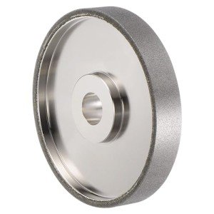 HARFINGTON Diamond Lapidary Wheel 6 Inch x 1 Inch Arbor Hole Grit: 180 Grinding Wheels for Stone, Marble, Glass, Ceramics, Crystal, Carbide, Steel