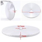 JINGLING 6" inch Aluminum Lapping Plate Master Lap Base 1/2" Arbor Hole Grinding Pads Lapidary for Diamond Flat Lap Disk Grinding Disc Abrasive Wheel