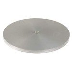 JINGLING 6" inch Aluminum Lapping Plate Master Lap Base 1/2" Arbor Hole Grinding Pads Lapidary for Diamond Flat Lap Disk Grinding Disc Abrasive Wheel
