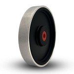 UF-SHARP Diamond Lapidary Jewelry Grinding Wheel 6 inch,1"Arbor, for TIG tungstens, Gem, Marble, Granite, Glass, Ceramics, Cemented Carbide (320 Grit)