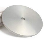 JINGLING 6" inch Aluminum Lapping Plate Master Lap Base 1/2" Arbor Hole Grinding Pads Lapidary for Diamond Flat Lap Disk Grinding Disc Abrasive Wheel
