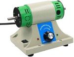 Mini Jewelry Polishing Machine,110V 350W Electric Benchtop Buffer Polisher Grinder Tool Lapidary Buffing Equipment,Rock Tumbler/Tumbling Machine US Plug