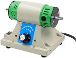 Mini Jewelry Polishing Machine,110V 350W Electric Benchtop Buffer Polisher Grinder Tool Lapidary Buffing Equipment,Rock Tumbler/Tumbling Machine US Plug