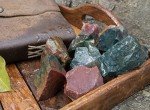 Bloodstone Rough Gemstones For Rock Tumbler, Raw Stones Bulk, Tumbling Bulk, Jewelry Making, Polishing, Cabbing, Lapidary, Fountain Rocks, Decoration, Wire Wrapping, Gem Mining, Reiki Healing 1 lb