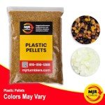 MJR Tumblers Rock Tumbler Refill Grit Kit Lapidary Silicon Carbide Aluminum Oxide with Plastic Pellets 6 Stages for Polishing All Stones and Gems, 10lb