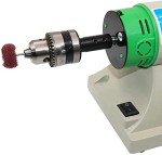 Mini Jewelry Polishing Machine,110V 350W Electric Benchtop Buffer Polisher Grinder Tool Lapidary Buffing Equipment,Rock Tumbler/Tumbling Machine US Plug