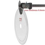 8" inch Diamond Lapidary Saws Blade Thin Rim .022" Trim Gem Saw Cutting Tools for Stone Rock Pack of 2Pcs