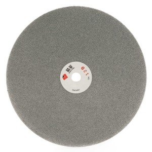 JINGLING 8" Inch Diamond Grinding Disc 120 Grit Flat Lap Disk Lapping Plate Sanding Pads Lapidary Tools for Stone Pottery Faceting Machine