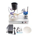 Gemstone Grinding Faceting Machine Faceted Gem Polishing Machine Jewelry Polisher Flat Grinder Lapidary Machine 2800RPM 120W (Digital Display)